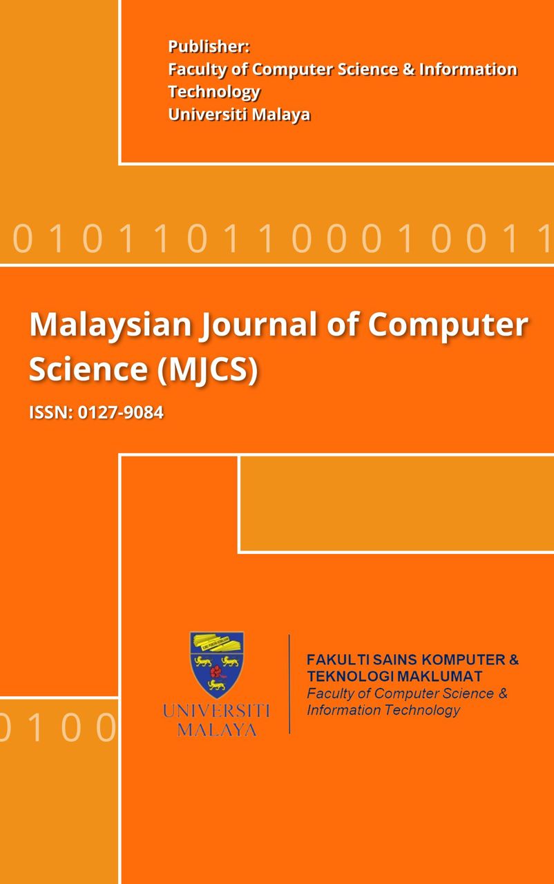 					View Vol. 12 No. 2 (1999): Malaysian Journal of Computer Science
				